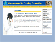 Tablet Screenshot of commonwealthfencing.org